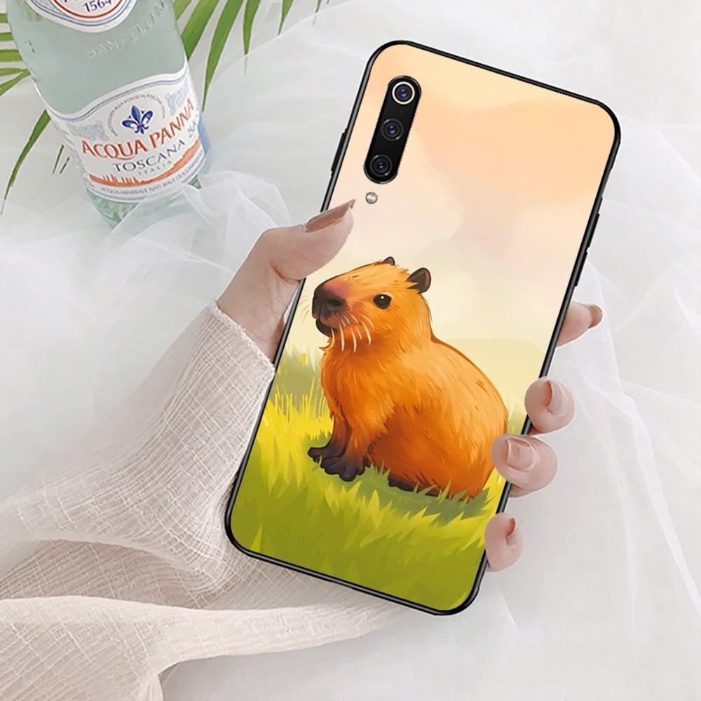 Capybara Cute animal cartoon Phone Case For Xiaomi Mi 5X 8 9 10 11 12 lite pro 10T PocoX3pro PocoM3 Note 10 pro lite