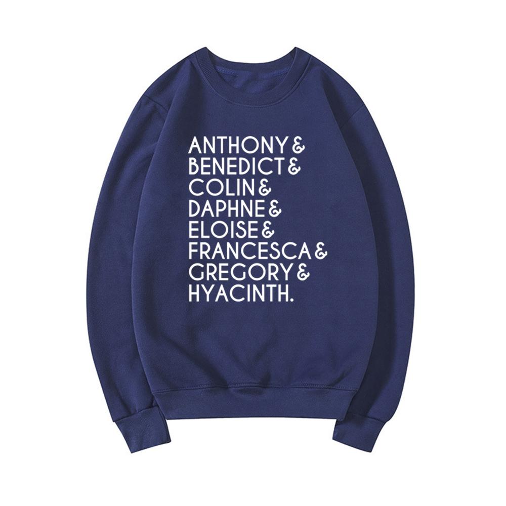 Lady Whistledown Society Paper Sweatshirt Twice Show Inspired Sweatshirt Women Graphic Hoodies Long Sleeve Pullover Women Clothes XXXL темно-синий 1534₽