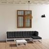 VidaXL Garden Lounge Set 6 Pcs with Cushions Garden Furniture Outdoor Furniture Set Patio Furniture Furniture 3076590