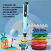 Kids 3D Printing Pen LCD Display Screen 1.75mm PLA Children DIY Drawing Pen Gift