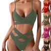 Women's Split Two-Piece Bikini Swimsuit Sport Swimsuit