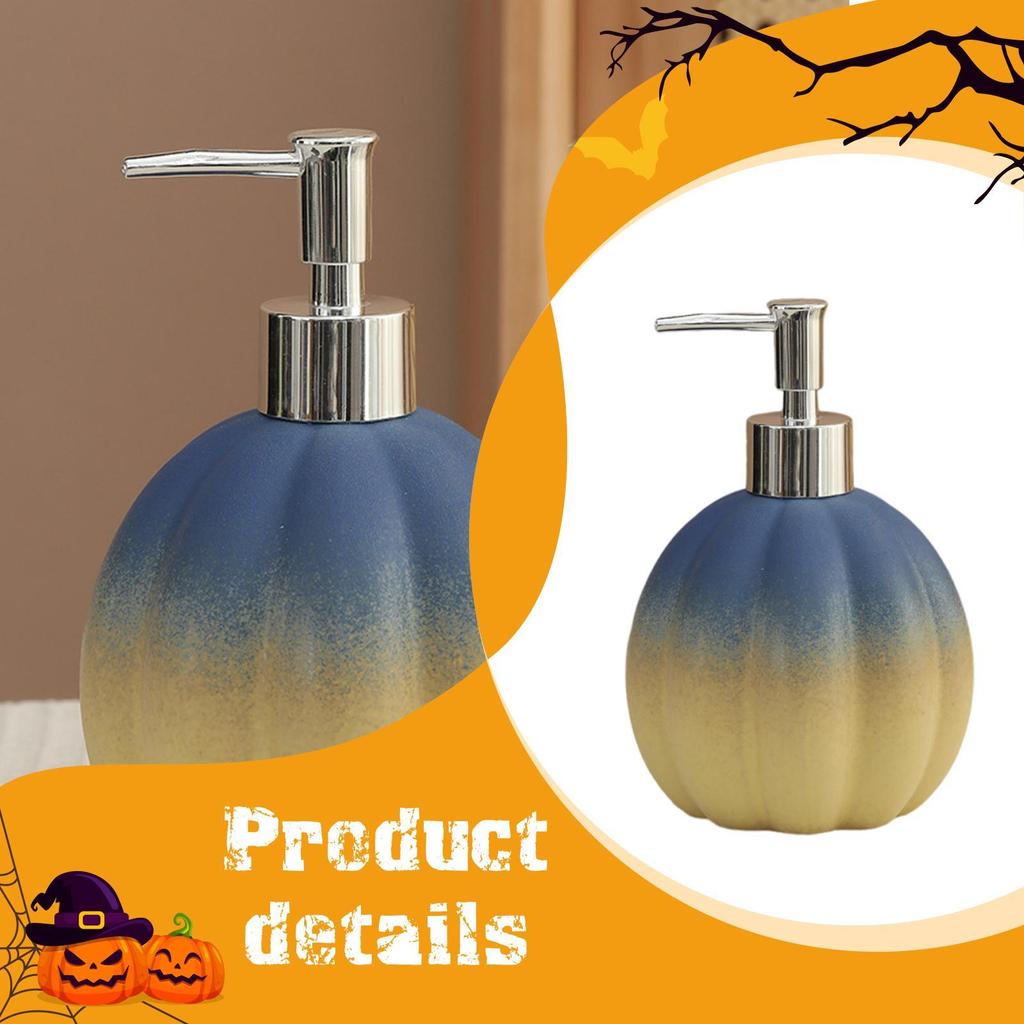 Halloween Pumpkin Soap Dispenser, Liquid Container, Hand Lotion Bottle, Liquid