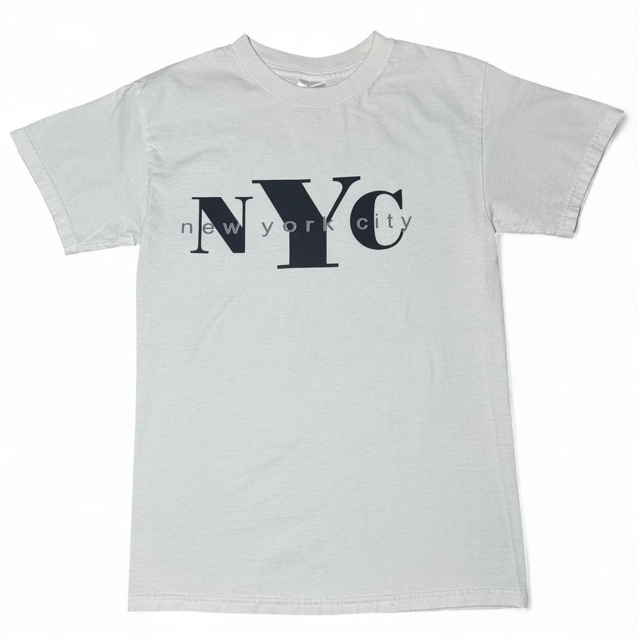 Vintage 90s White NYC New York City Graphic T-shirt Small Tennessee Walker Tag XXL