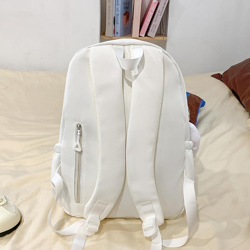Schoolbag Japanese ins new high-value fresh and sweet candy color cute kitten backpack girl light backpack