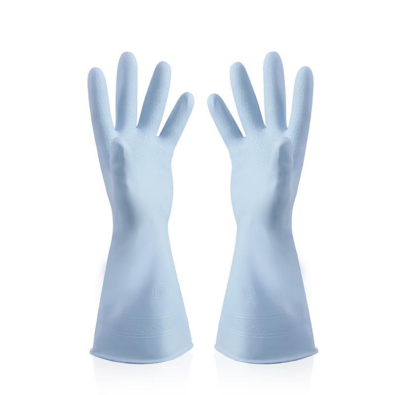 Household Dishwashing Gloves Kitchen Brushing Dishes Washing Clothes Washing Vegetables Hand-cleaning and Durable Plastic Gloves
