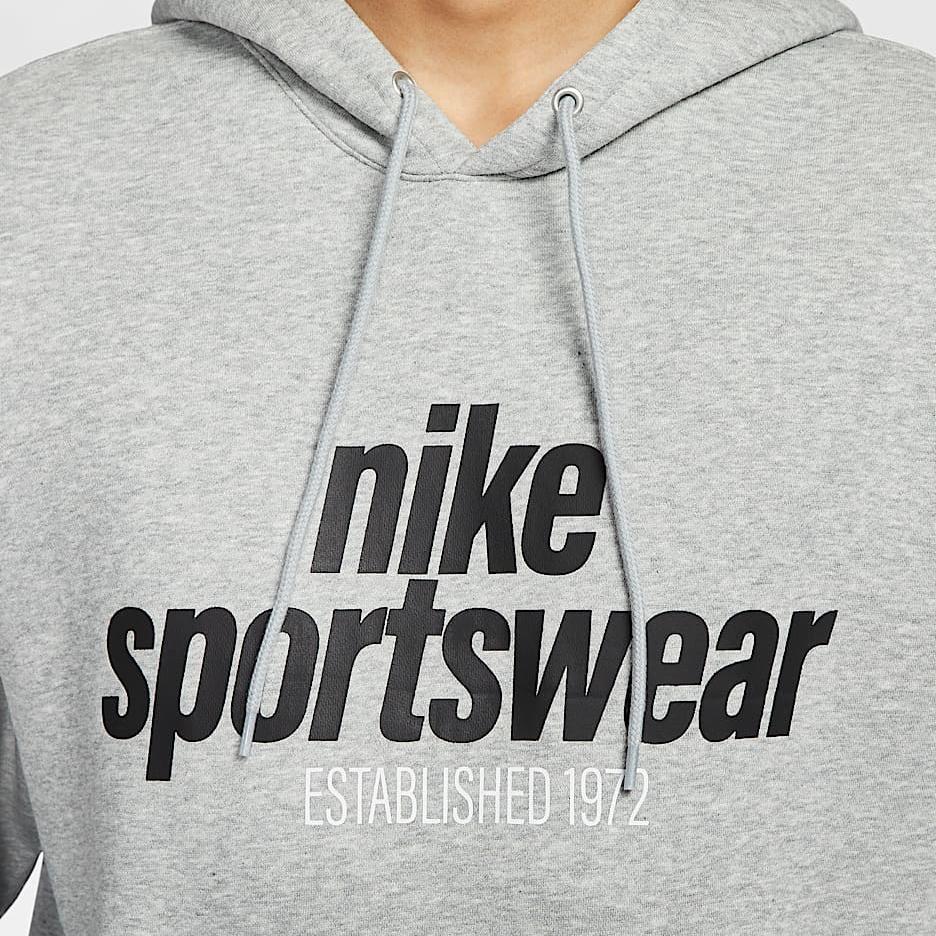 New Nike ClubSportswear FW24 Sweatshirt Men's Gray HJ2160-063