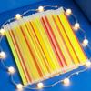 24/48/72pcs Glow Sticks 20cm Glow In the Dark Sticks with Connectors for Glow Bracelets, Party Favors Concerts & Festivals