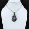 Schungit Rohanhänger Kupferdraht gewickelter Anhänger Schungit Schmuck Handgefertigt Original Edelsteinanhänger Designer Kupferschmuck Geschenk für Ihn