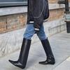 Pointed-toe Shoes, Retro High Boots, Women's Height-increasing and Slimming Boots, Knee-length Long Boots