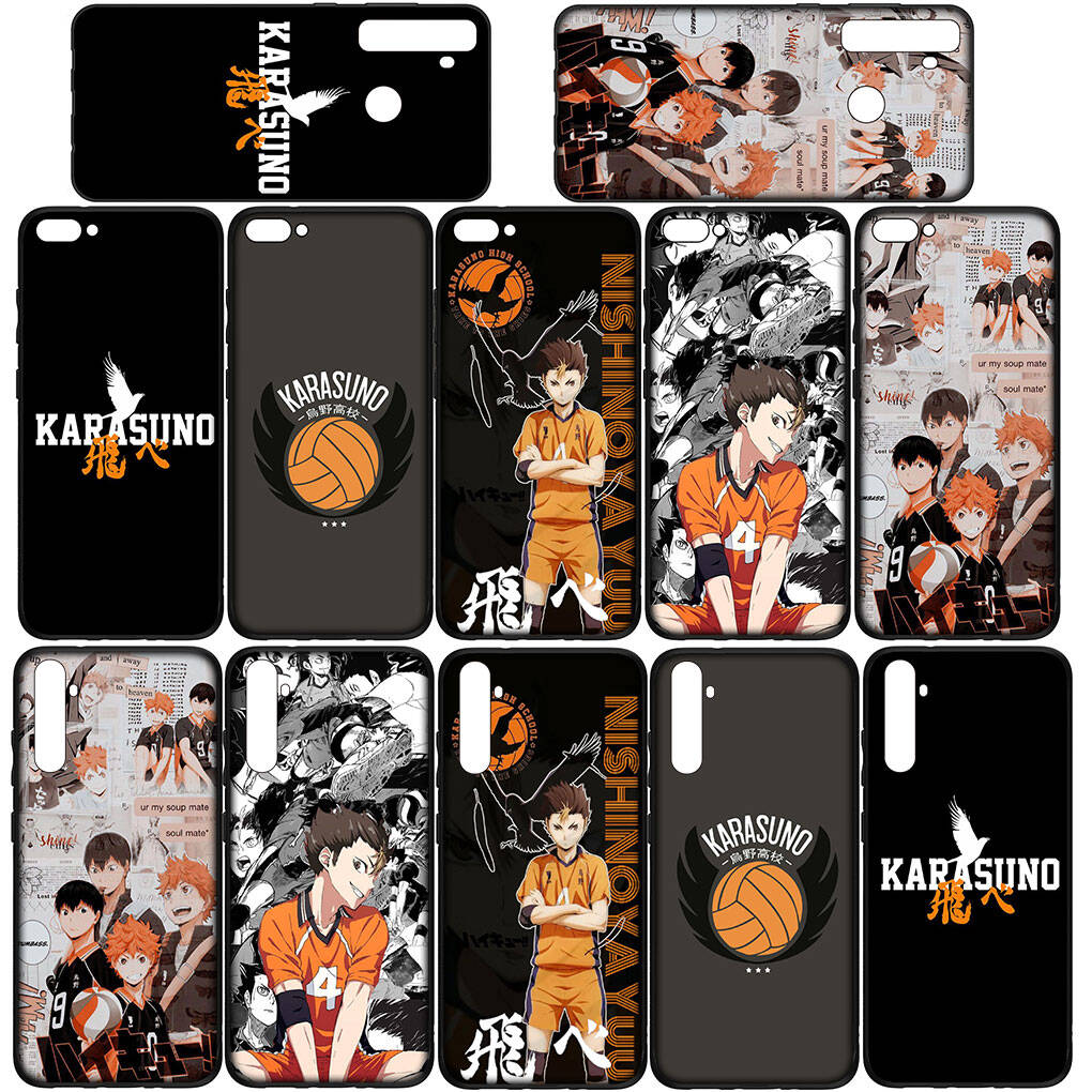 Phone Case for Samsung Galaxy S25 S23 S22 S24 Ultra FE A05 A06 A15 A16 A36 A37 A35 A54 A55 A56 A57 A25 A26 A53 A17 Karasuno Haikyuu Shoyo Hinata Cover