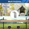 6piece Versatile Double Wire Mesh Fence Accessories For Garden Repairs Providing Versatile Support 6 Items