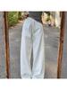 American Retro Women's Floor-Length Straight-Leg Sweatpants, 175-180 Tall, Loose Fit with Slimming Effect for Spring/Autumn.