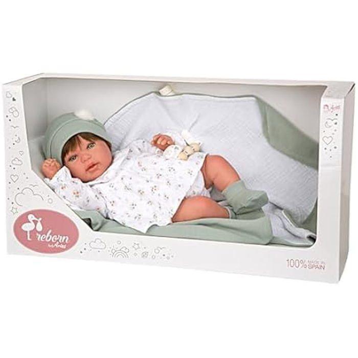 BEBE REBORN PAULINA 45 CM. C/MANTA