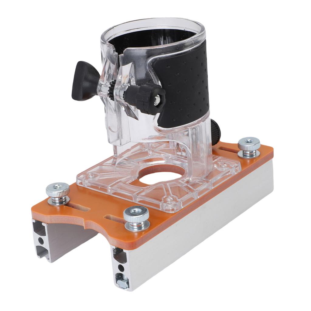 Wood Trimmer Router Base 2 In 1 Compact Wood Palm Router Base Router Slotting Bracket for 65mm Trimmer Milling
