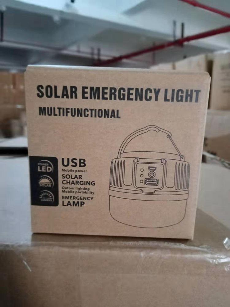 LED Rechargeable High-Brightness Emergency Bulb with USB for Outdoor Camping
