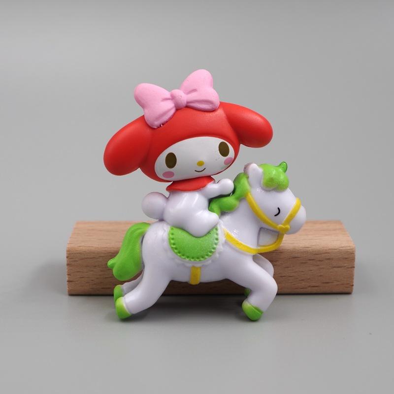 

Sanrio Anime Figures My Melody Cinnamoroll PVC Action Figure Cartoon Unicorn Doll Ornament Cake Decor Toys for Kids Xmas Gifts