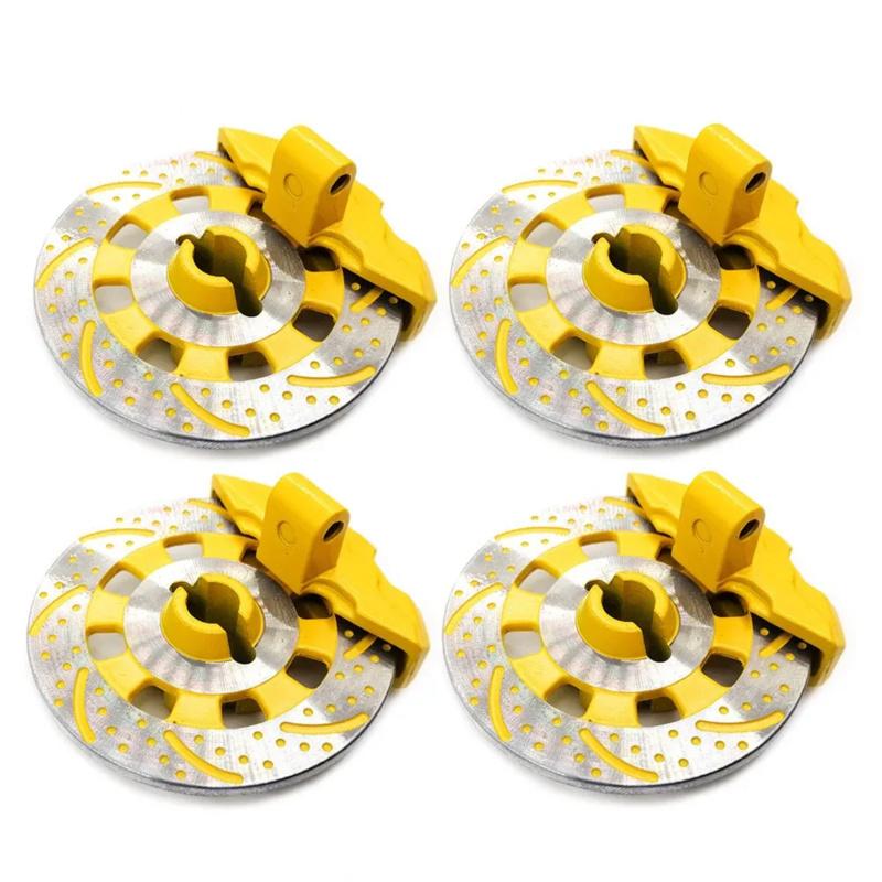4* Brake Disc Calipers CNC Aluminum Parts For TRAXXAS UDR Unlimited Desert Racer 1/7 RC Car Brake Disc DIY Repair Accessories