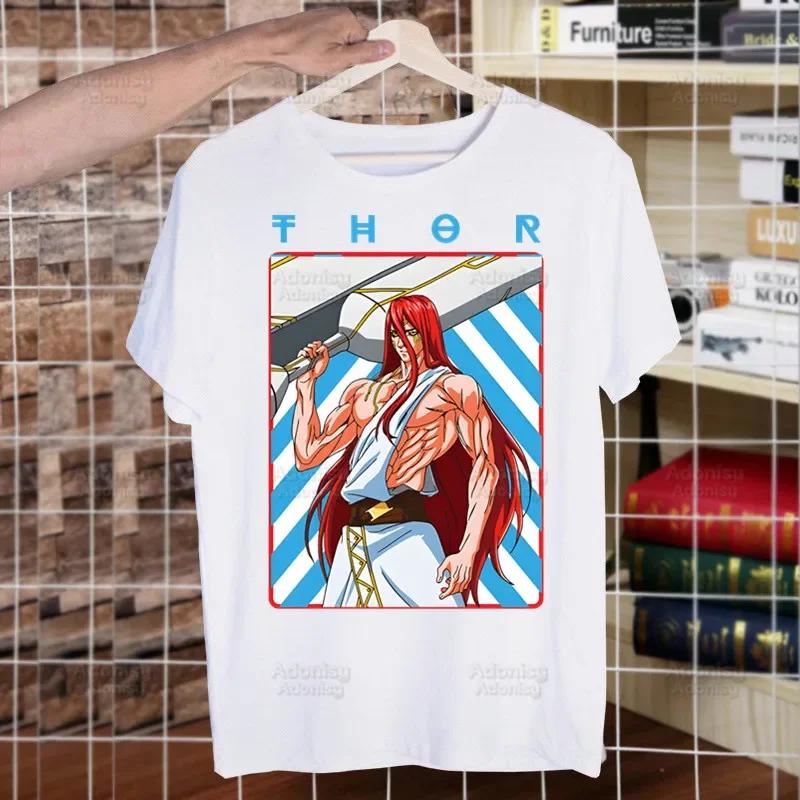 Record Of Ragnarok Buddha Manga Funny T Shirt Men New Casual Short Sleeve Tshirt Homme Manga Unisex T-shirt Tees