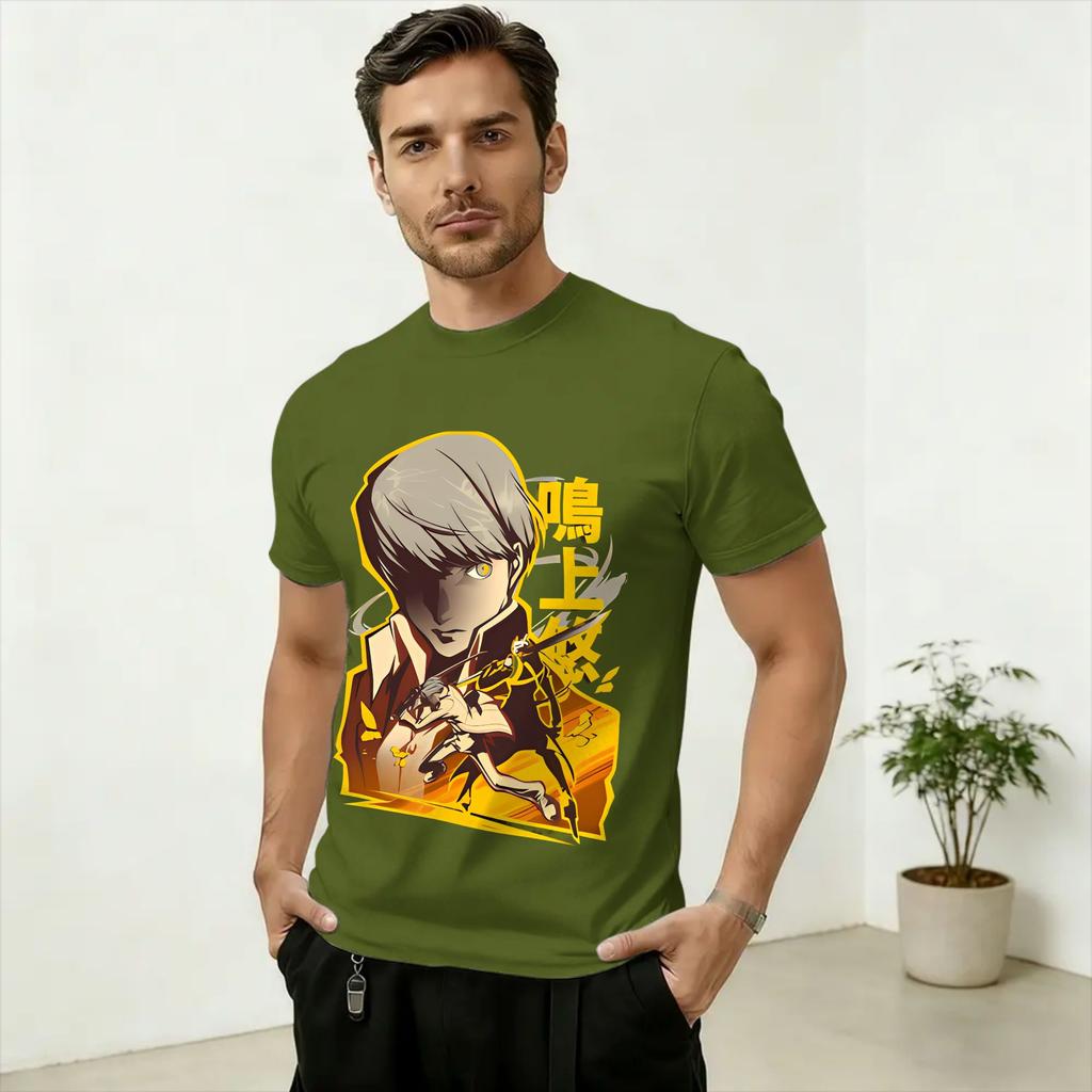 Unisex Yu Narukami PPersonas T Shirts Cotton Clothes Funny Short Sleeve Round Neck Tees Summer TShirt
