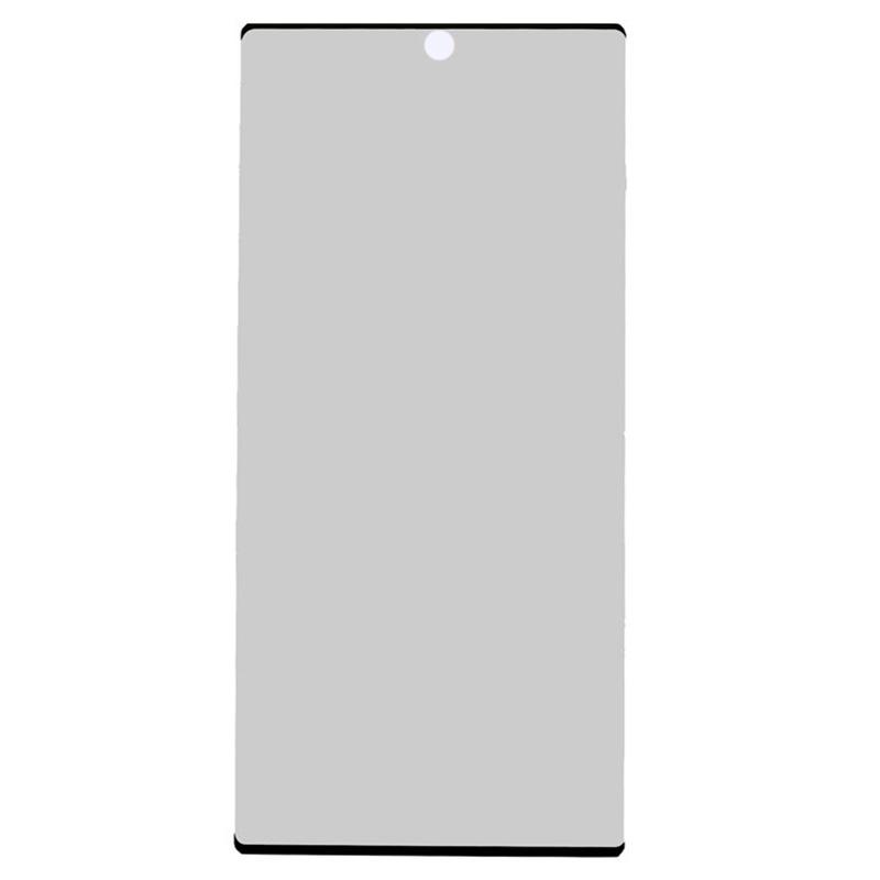 For Samsung Galaxy S22 Ultra 5G Anti-Spy Screen Protector Side Glue Silk Printing High Aluminium-silicon Glass Film (Not Support Fingerprint Unlock)