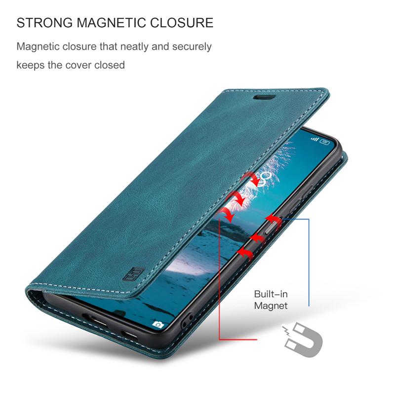 Custodia A Portafoglio In Pelle PU Per Xiaomi 13T 5G E 13T Pro – Magnetica, Con Slot Per Carte, Nera
