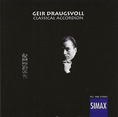 CD GEIR DRAUGSVOLL - Classical Accordion PSC1096 Simax 1994 Japan Classical Used