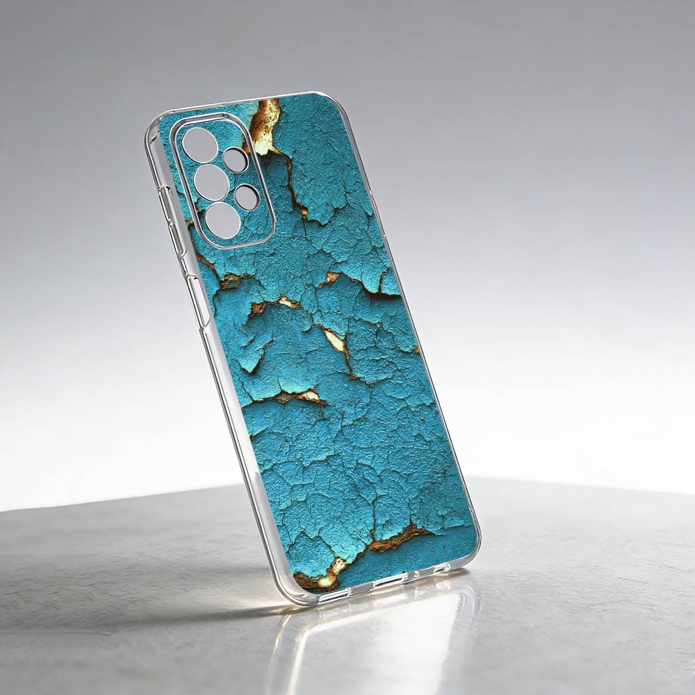 Retro Rust Design-n   Phone Case Transparent Silicone Soft For Samsung S25,S24,S21,S22,S23,S30,Ultra,S20,Plus,Fe