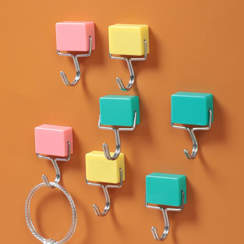 Hook Magnetic No Drill Adhesive For Home Kitchen Office Tools Convenient Durable