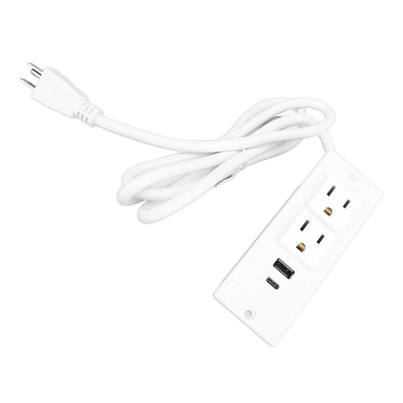 

Конференц-розетка вбудована настільна меблева розетка PD 20W швидка зарядка 2 USB порти 1,5 м