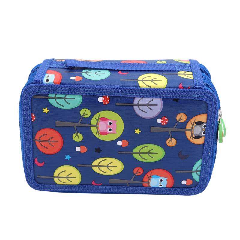 32/52/72 Hole Sketch Pencil Case Zipper Large Capacity Art Painting Drawing Sketch Pen Storage Bag Organizer Paintbrush Statione