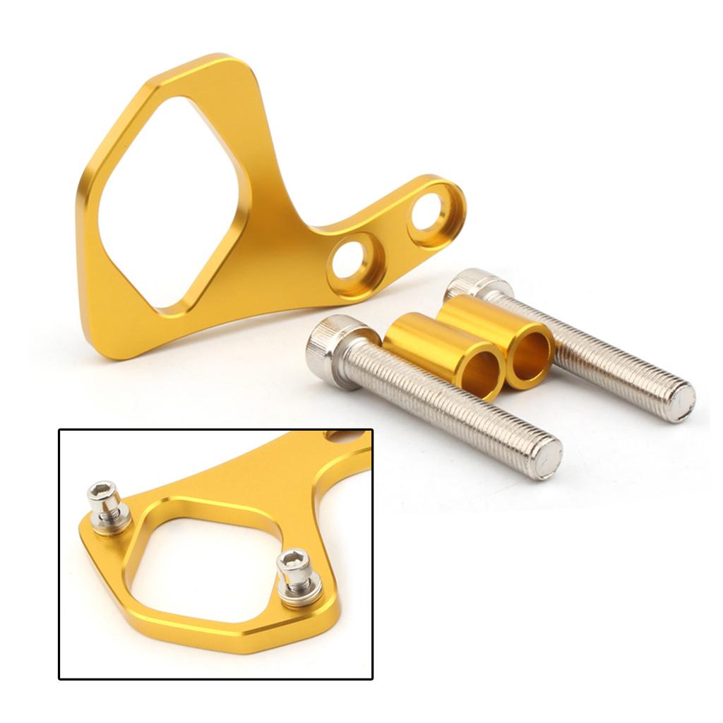 Ignition Key Relocation Bracket Gold For Tr Bonneville Scrambler T100 01-15