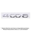 1Pc 3D ABS Letters Car Side Fender Rear Trunk Emblem Badge Sticker Auto Front Hood Logo Decal Accessories