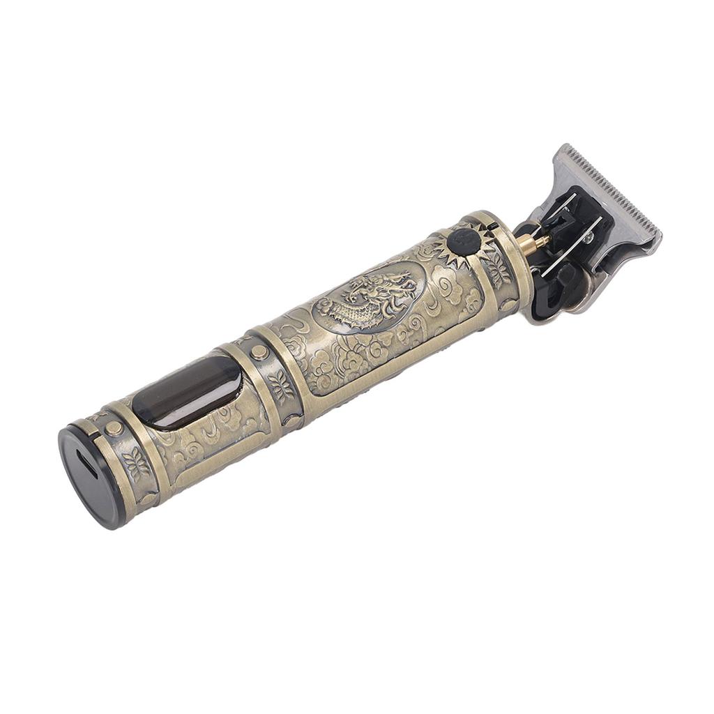 Hair Trimmer Professional Portable Rechargeable Hair Clipper with LCD Display for Outdoor Dragon