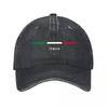 Italy Vintage Baseball Cap  New Vintage Washed Cotton Baseball Cap Parent Kids Sun Hats