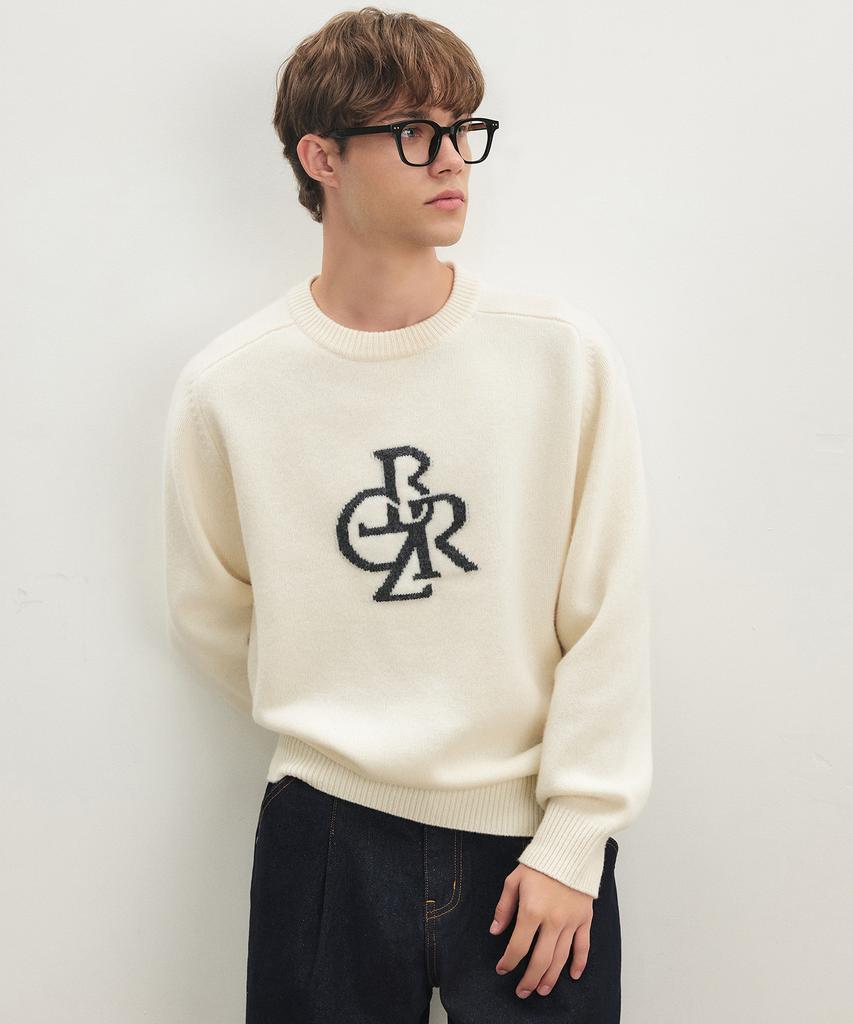 CITYBREEZE Merino Wool Symbol Logo Pullover Knit_5 Colors