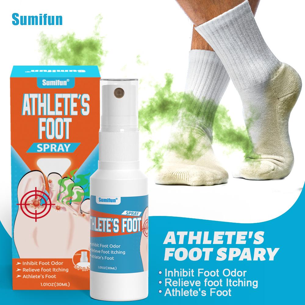 Sumifun 30/60/150ML Relieve Foot Odor Spray Foot Sweating Toe Anti-Itching Summer Essential Exercise Foot Care Bacteriostat Liquid Spray