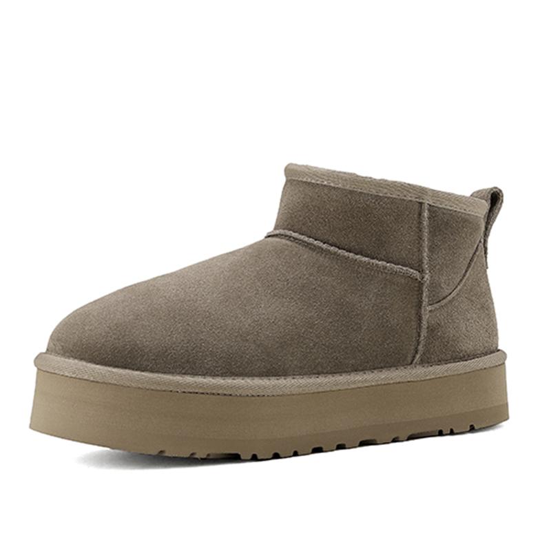 Qirui shoes Snow boots fashionable and versatile pure wool warm