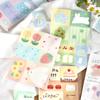 50sheets Slow Diary Series Kawaii Cartoon Patchwork Message notes DIY Scrapbook Aesthetic Stationery Craft Paper