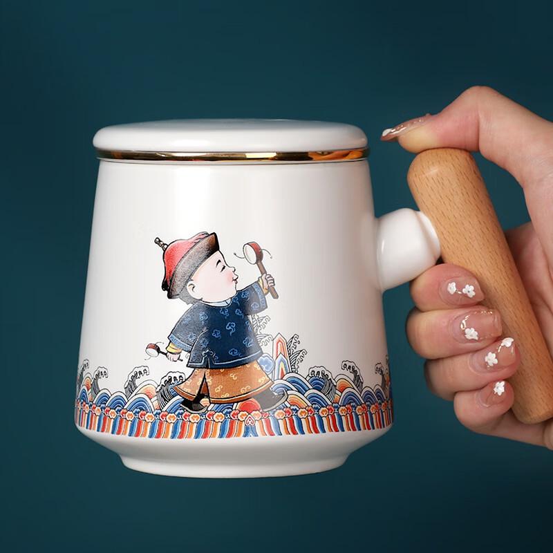 

Chaxun Ceramic Tea Mug with Crystal Filter