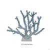 Coral Sculpture with Acrylic OceanicThemed Coastal Decorative Piece for Living Room,