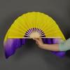31cm Bamboo Chinese Short Bellydance Fan Hand Dye Adults Fan  Kid Women