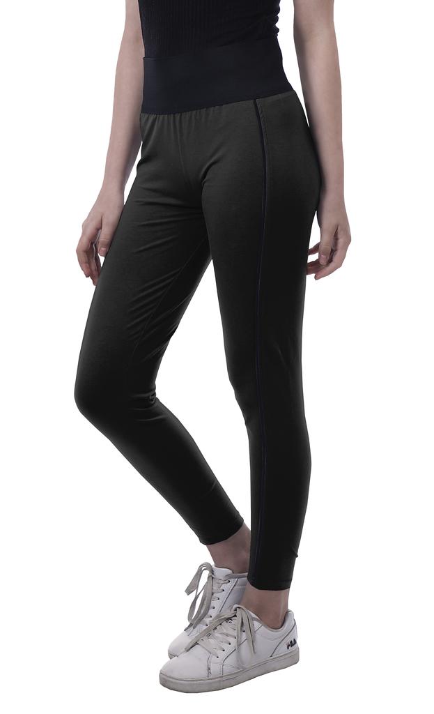 Moomaya High Waist Leggings For Womens Pull On Soft Yoga Pants-3W