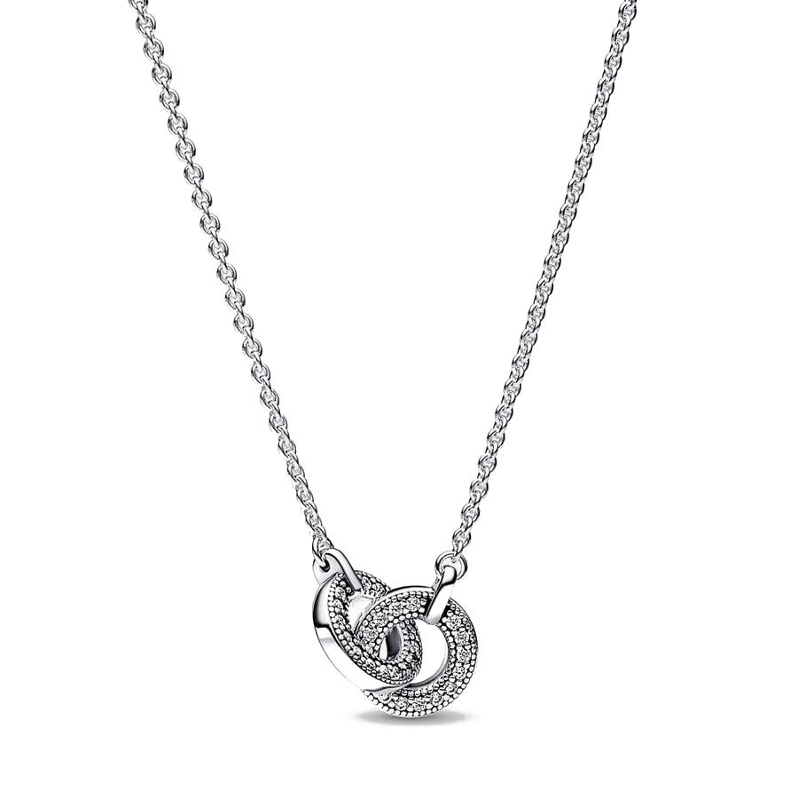 925 Silver Necklace Round Disk Pendant Fit Beads Charms DIY Jewelry Fine Gift For Women Trinkets