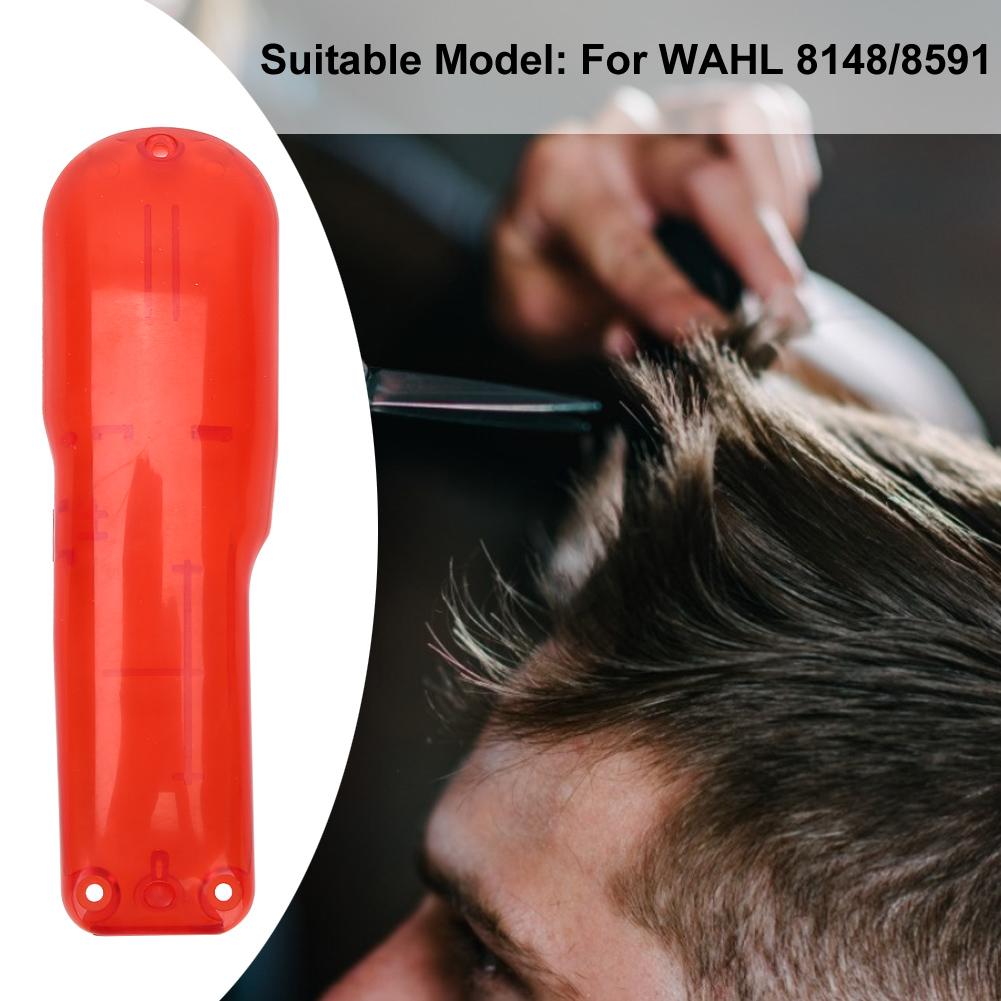 Professional Hair Clipper Replacement Cover Electric Hair Cutter Trimmer Cover Shell for WAHLTransparent Red