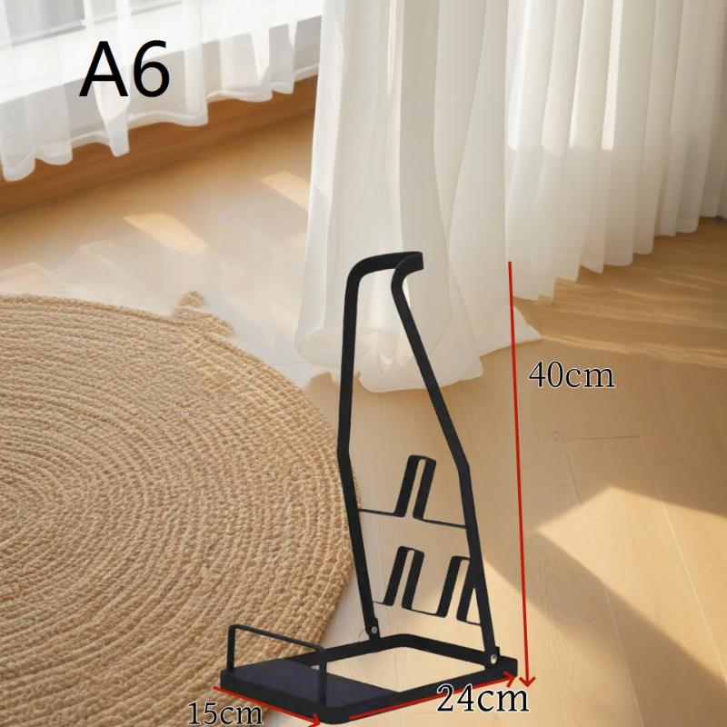 Universal Vacuum Cleaner Storage Shelf Waterproof Metal Dust Collector Holder Rust Resistant Simple Style for Home Use