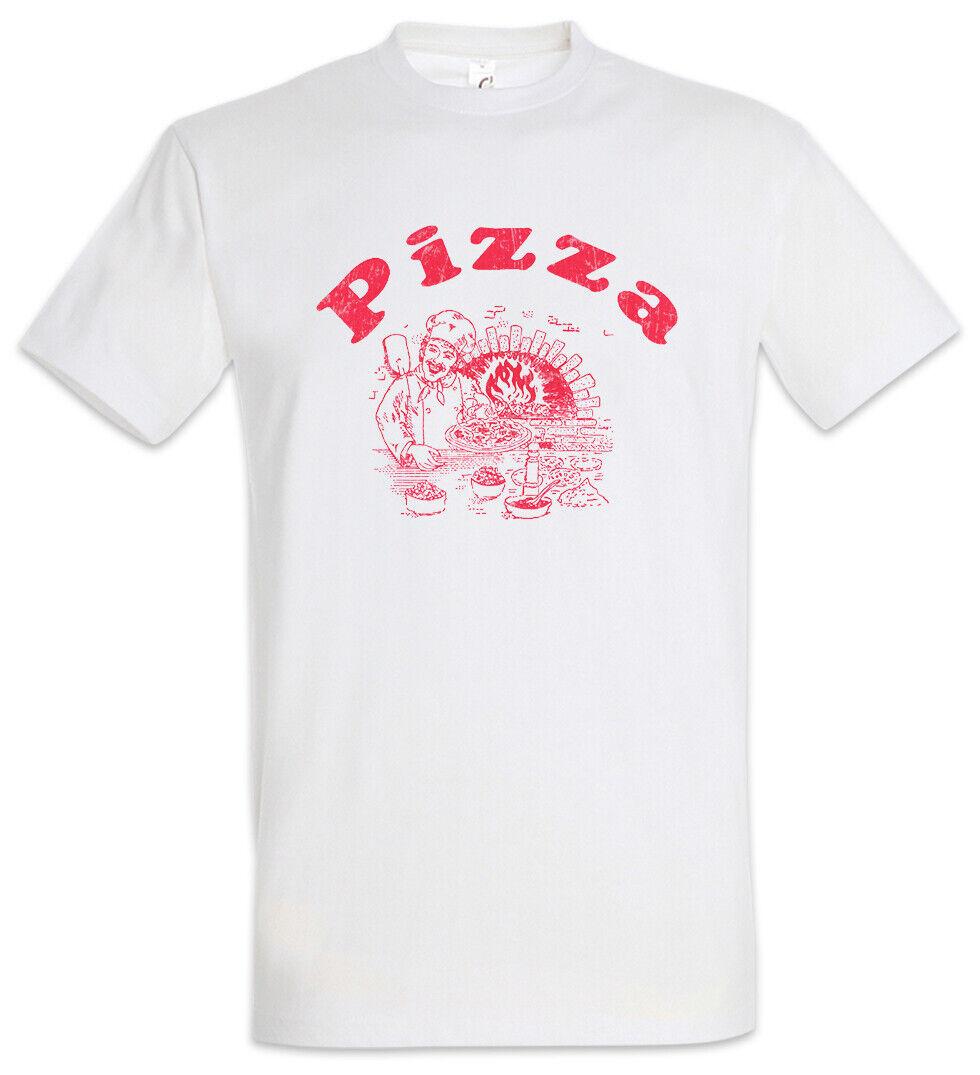 

Pizza Box II T-Shirt Mens Womens Tees Top Maker Italia Fun Symbol Sign Logo Fire Pizzeria Italian L