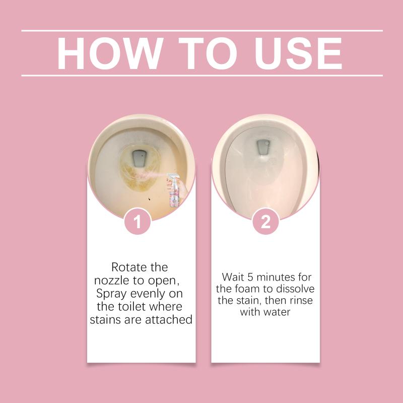 Toilet Bowl Cleaners 120Ml Floral Scent Refreshing Cleaners Water Ring Stain Remover Heavy Duty Cleaning Deodorizer For