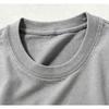 Washed -Letter Printed Pure, Shoulder Retro Street Basic Loose Hip-Hop Top, Distressed Washed T-Shirt, Short-Sleeved Round-Neck T-Shirt