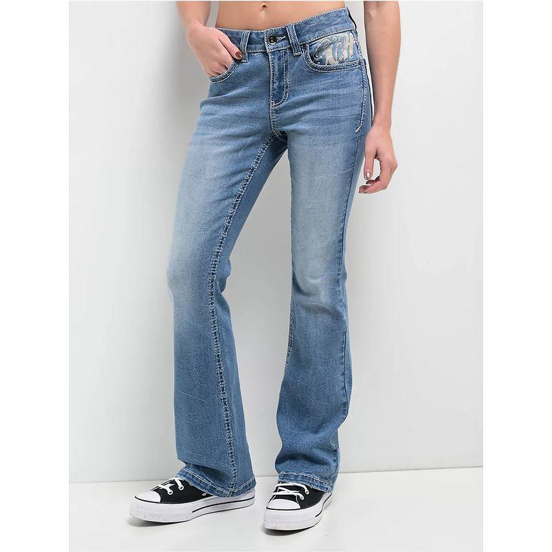 Foreign Trade Original Order Nin * Thhallalyssiarose Rhinestone Embroidery Rose Horn Jeans D8 1245
