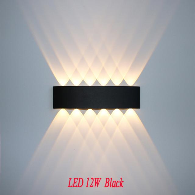 IP65 LED Wall Lamp Outdoor Waterproof Garden Lighting Aluminum AC86-265V Indoor Bedroom Living Room Stairs Wall Light  NR-184